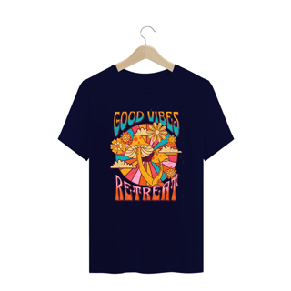Nome do produto Camiseta Plus Size Vivax - Good Vibes Retreat