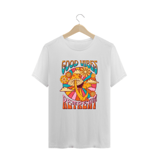 Nome do produto Camiseta Plus Size Vivax - Good Vibes Retreat