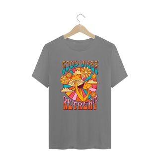Nome do produto Camiseta Plus Size Vivax - Good Vibes Retreat