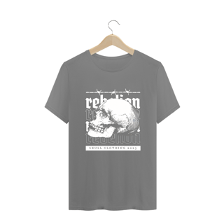 Nome do produto Camiseta Plus Size Vivax - Rebellion Skul