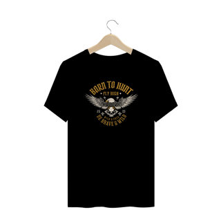 Nome do produto Camiseta Plus Size Vivax - Born to Hunt