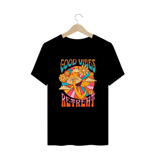 Nome do produto Camiseta Plus Size Vivax - Good Vibes Retreat