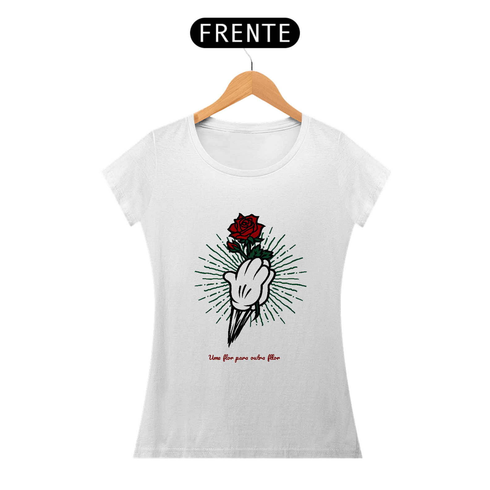 Camiseta Uma Flor Para outra Flor 