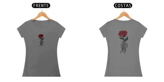 Camiseta Feminina Rosas Eternas