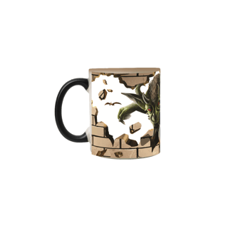 Caneca 3d Monstro a Solta