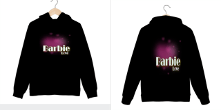 Nome do produto Moletom Barbie Love