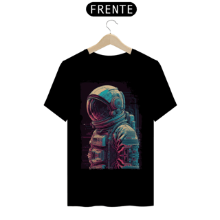 Nome do produto Camiseta Preta T-Shirt Classic Estampa Astronauta por I.A.