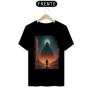 Nome do produto Camiseta Preta T-Shirt Classic Estampada Um Herói e Sua Jornada por I.A