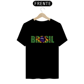 Nome do produto Camiseta Brasil - Branca / Preta