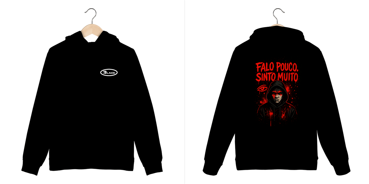 Nome do produto: Moletom 3Black