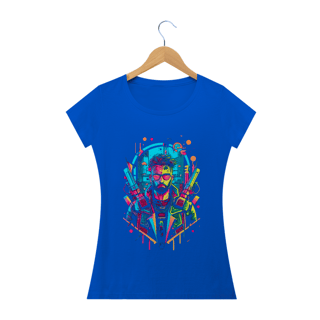 Nome do produto Camiseta Baby Look Cyberpunk 