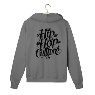 Nome do produto Moletom com zíper Hip Hop Culture