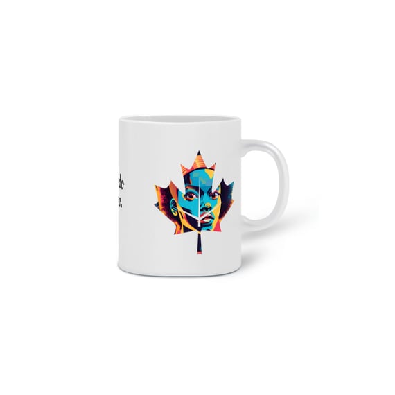 Caneca Flor de África