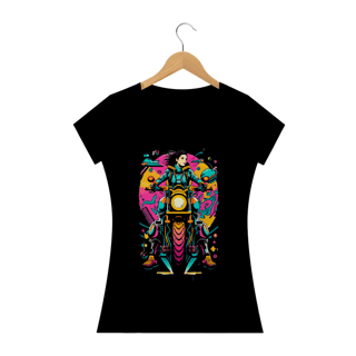 Nome do produto Camiseta Baby Long Cyber Motoqueira