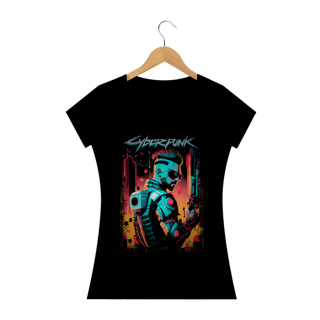 Nome do produto Camiseta Baby Long CyberPunk one