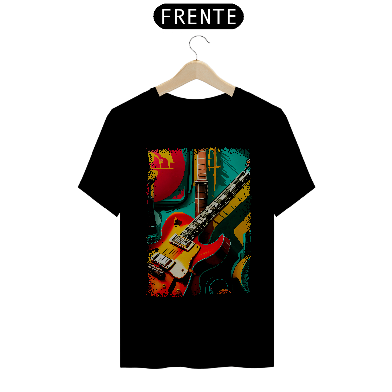 Camiseta Cyber Guitarra