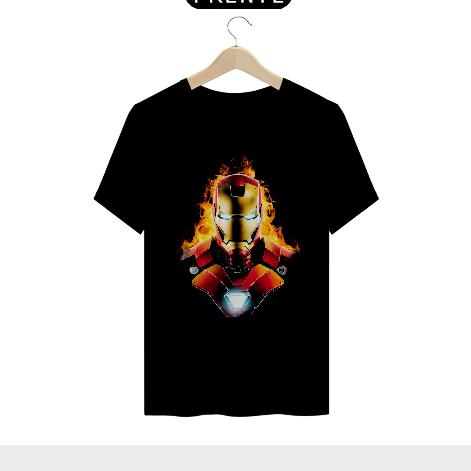 Camiseta Fã - Homem de Ferro