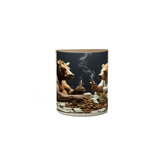 Nome do produto Caneca Magica Charge Bull vs Bear Alpha Trader