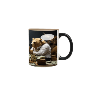 Nome do produto Caneca Magica Charge Bull vs Bear Alpha Trader