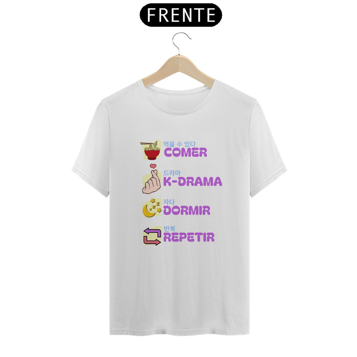Nome do produto: Comer, K-drama, Dormir, Repetir.