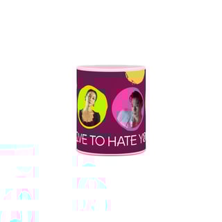 Nome do produtoCANECA - LOVE TO HATE YOU