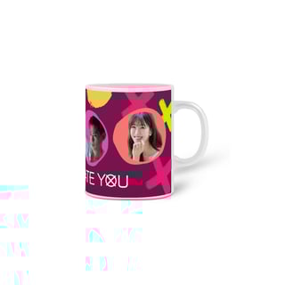 Nome do produtoCANECA - LOVE TO HATE YOU