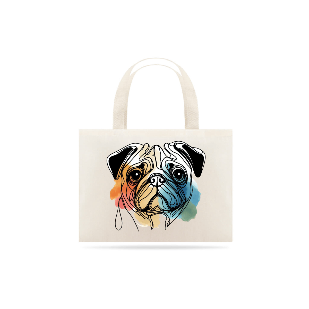 Nome do produto: Pug Aquarela