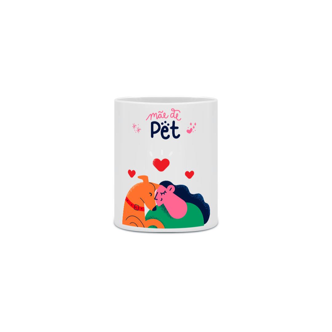 Nome do produto: Caneca Mãe de Pet
