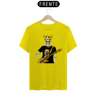 Nome do produto Camiseta Estampa Esqueleto King Guitarrista 