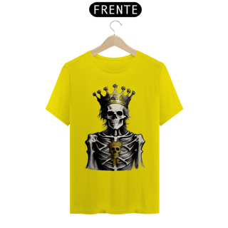 Nome do produto Camiseta Estampa Esqueleto Metaleiro King