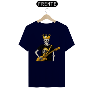 Nome do produto Camiseta Estampa Esqueleto King Guitarrista 