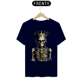 Nome do produto Camiseta Estampa Esqueleto Metaleiro King