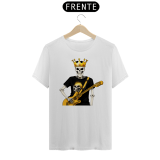 Nome do produto Camiseta Estampa Esqueleto King Guitarrista 