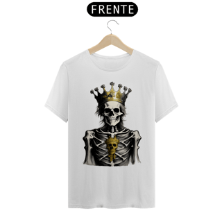 Nome do produto Camiseta Estampa Esqueleto Metaleiro King