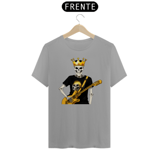 Nome do produto Camiseta Estampa Esqueleto King Guitarrista 