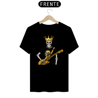 Nome do produto Camiseta Estampa Esqueleto King Guitarrista 