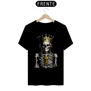Nome do produto Camiseta Estampa Esqueleto Metaleiro King