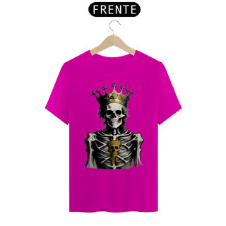 Nome do produto Camiseta Estampa Esqueleto Metaleiro King