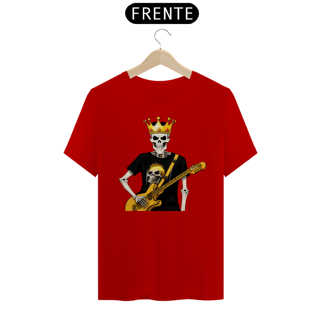 Nome do produto Camiseta Estampa Esqueleto King Guitarrista 