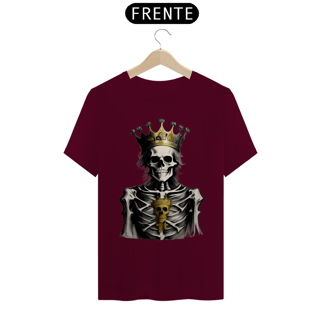 Nome do produto Camiseta Estampa Esqueleto Metaleiro King