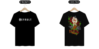 Nome do produto Camiseta T-shirt Oversized Terço sobre rosas.