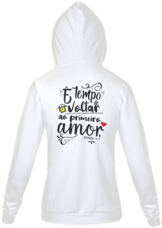 Nome do produto Moletom com Zíper é Tempo