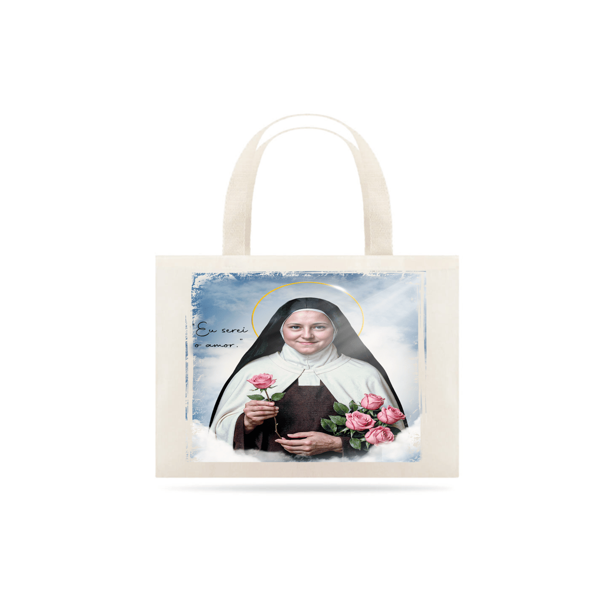 Nome do produto: Ecobag Santa Teresinha do Menino Jesus