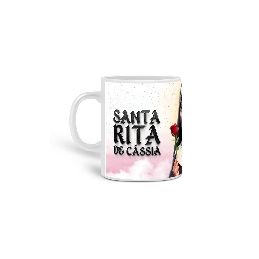 Nome do produto: Caneca Santa Rita de Cássia