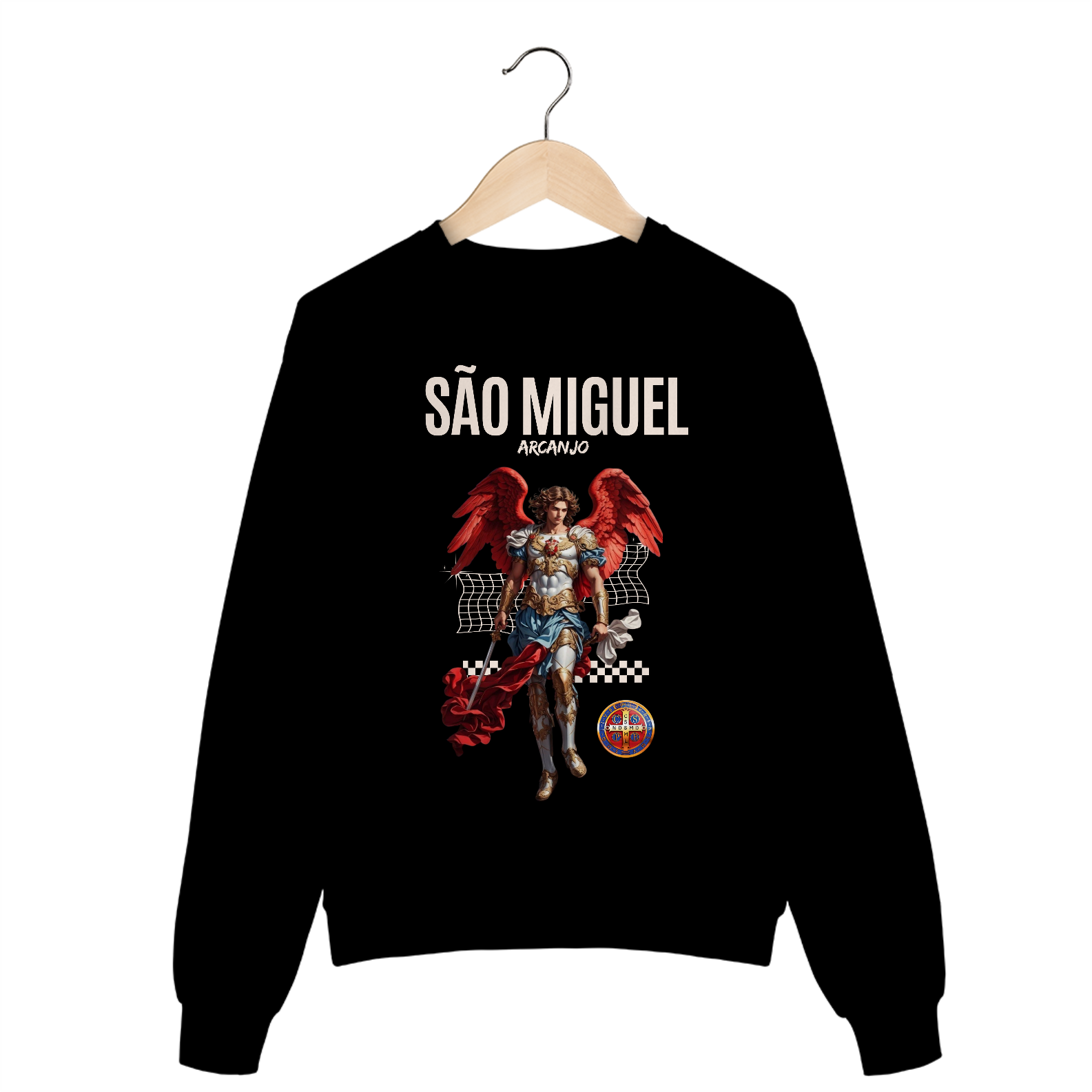 Moletom Gola Careca São Miguel Arcanjo