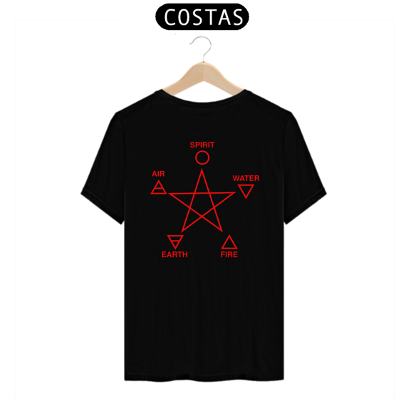 camiseta Pentagrama 4 elementos
