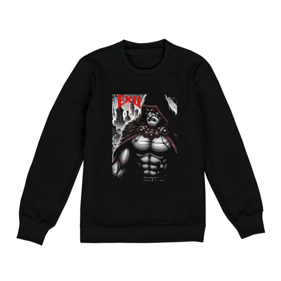 Moletom Preto Exu Veludo