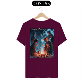 Nome do produto Camiseta ''nunca estou só''