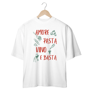 Nome do produto Amore, pasta, vino e basta - oversized