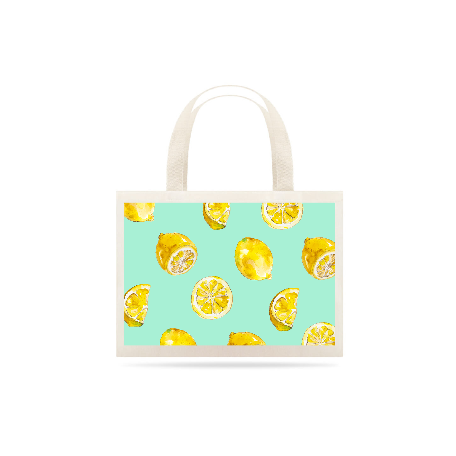 Ecobag limão siciliano - azul